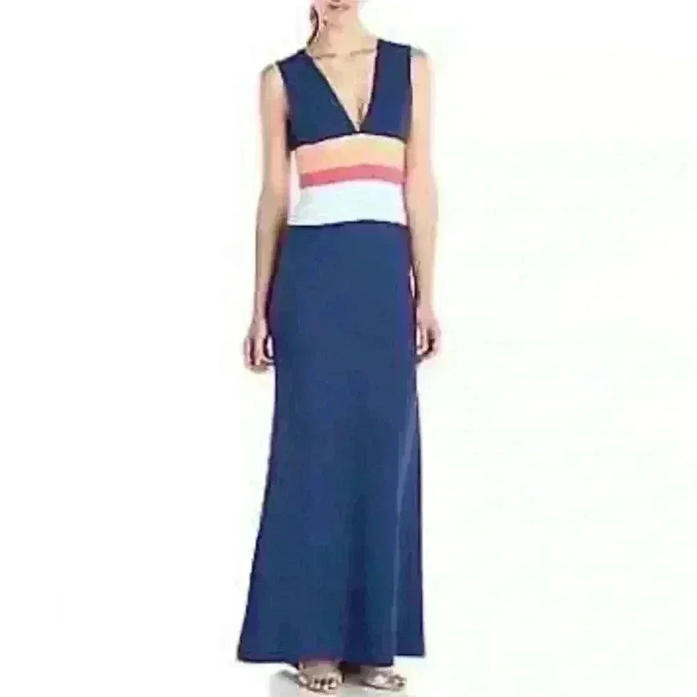 BCBGMAXAZRIA Lizette Blue Gown Size 2